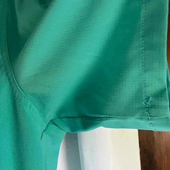 Silver Bait fishing shirt mens L Large blue vented short sleeve polyester button - Picture 12 of 16